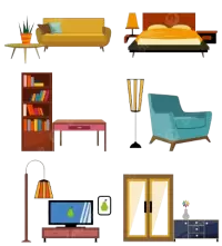 اثاث كامل للبيع في سنغافورة : مستعمل وجديد